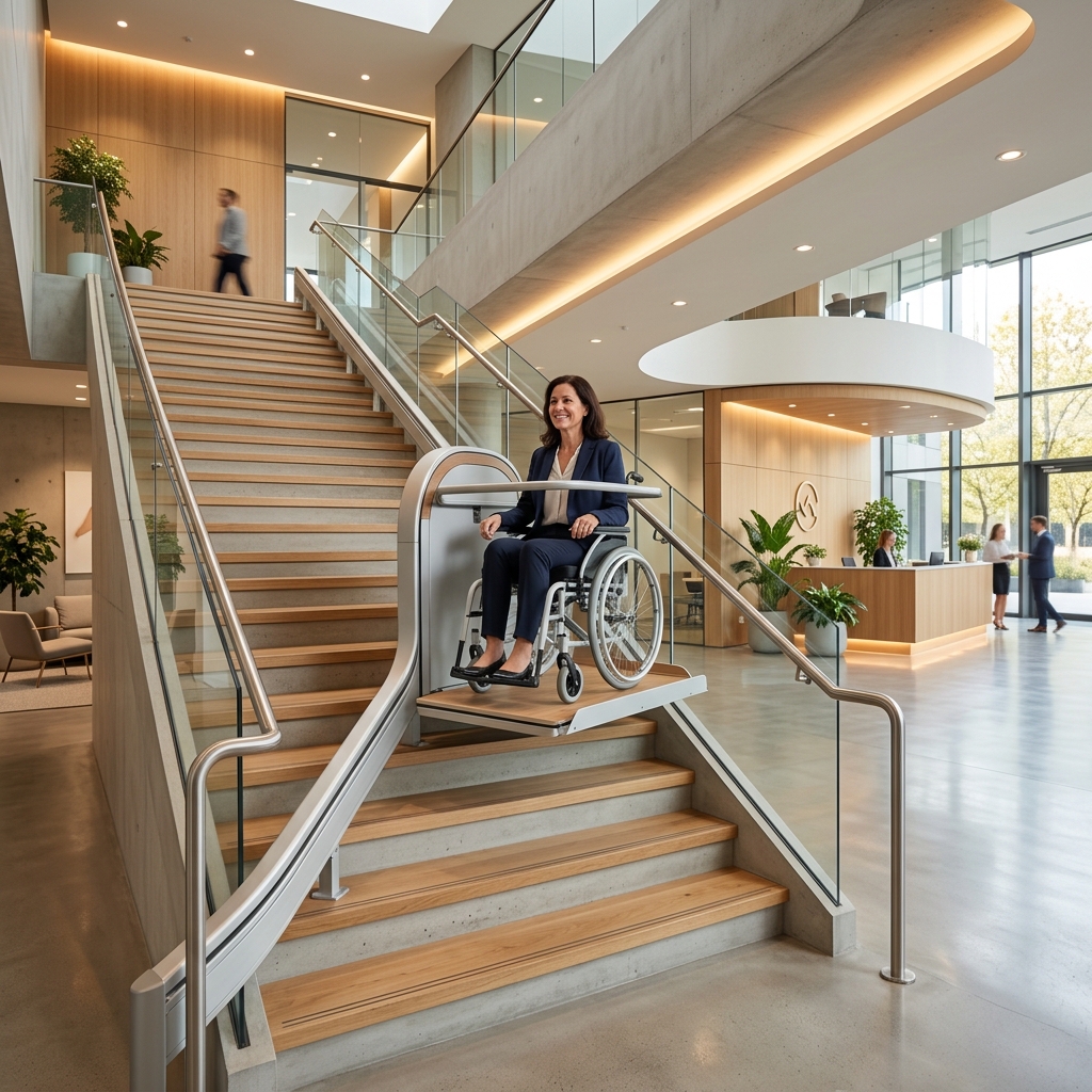 Monte-Escalier Professionnel : Installation en ERP et Commerce