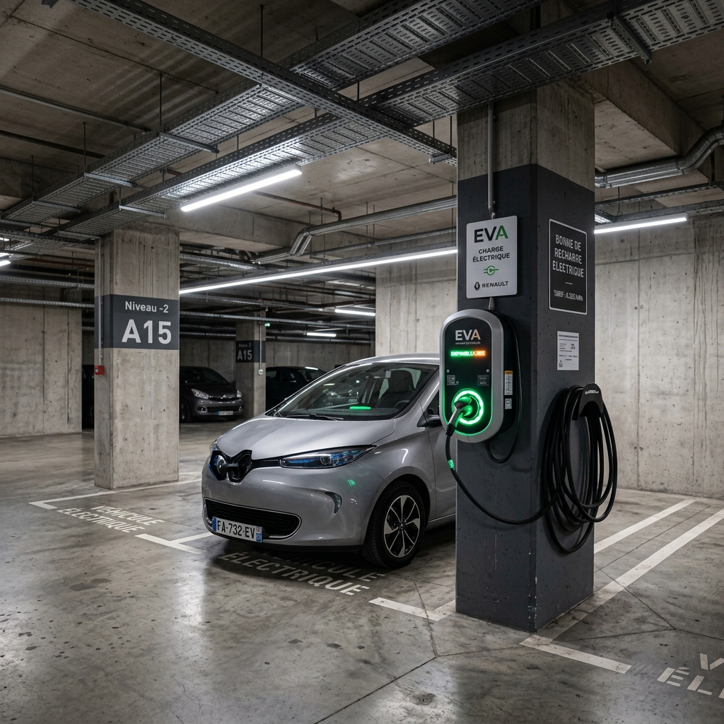 Bornes de recharge en parking souterrain : contraintes et solutions